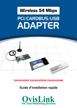 OvisLink Evo-W542PCI Manuel utilisateur