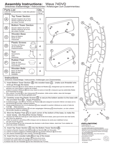 Atlantic Wave Manuel utilisateur | Fixfr