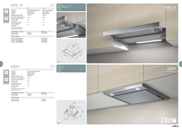 ELITE14 LUX GRIX/A/60 | ELICA ELITE14 LUX GRIX/A/90 Manuel utilisateur | Fixfr