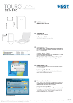 HGST Pro 3TB Manuel utilisateur