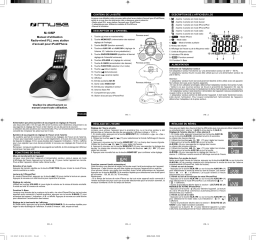 Muse M-01 R Manuel utilisateur