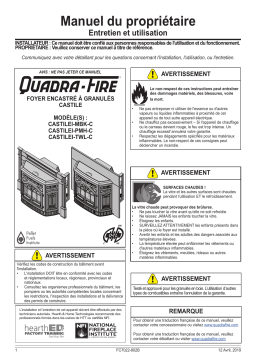 Quadrafire Castile Pellet Insert Manuel utilisateur