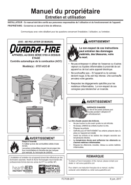 Quadrafire 5700 Step Top Manuel utilisateur