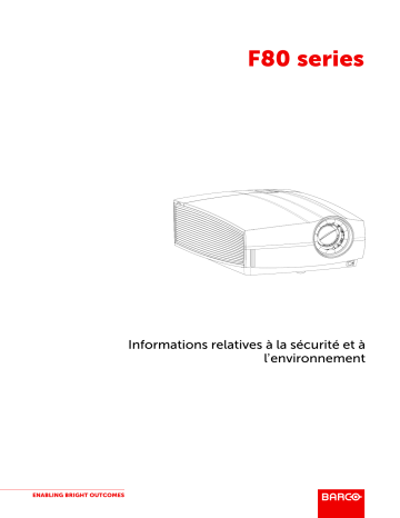 Barco F80-Q9 Manuel utilisateur | Fixfr