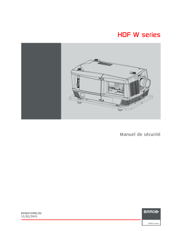 Barco HDF-W22 Manuel utilisateur | Fixfr