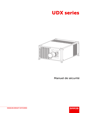 Barco UDX-W40 Manuel utilisateur | Fixfr