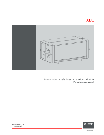 Barco XDL-4K75 Manuel utilisateur | Fixfr