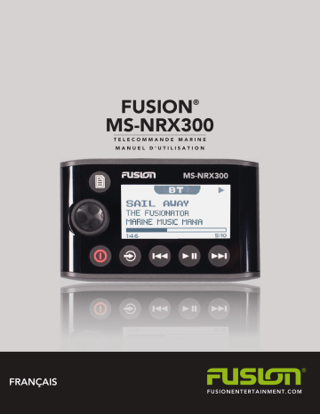 Fusion MS-NRX300 IPX7 NMEA 2000 Wired Remote Manuel utilisateur | Fixfr