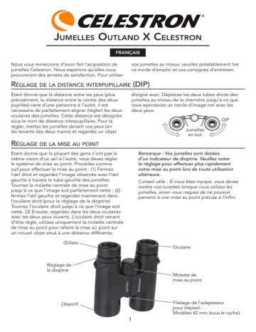 Celestron Outl X Series Manuel utilisateur | Fixfr