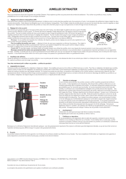 Celestron SkyMaster Series Manuel utilisateur