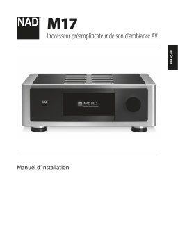 NAD M17 V2 Surround Sound Preamp Processor Manuel utilisateur