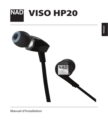 NAD HP20 In-Ear Headphones Manuel utilisateur | Fixfr
