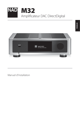 NAD M32 DirectDigitalTM Amplifier Manuel utilisateur