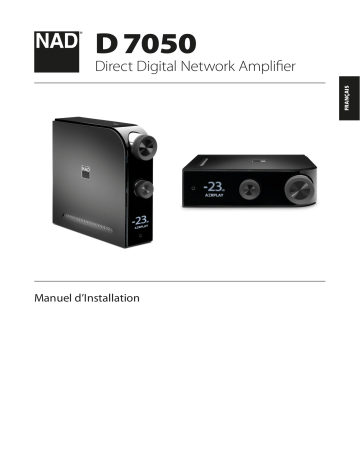 NAD D 7050 Direct Digital Network Amplifier Manuel utilisateur | Fixfr