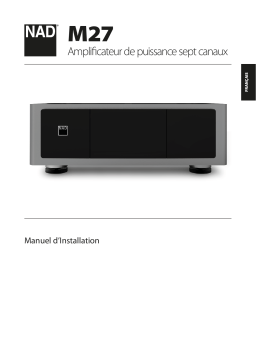 NAD M27 Seven-Channel Power Amplifier Manuel utilisateur