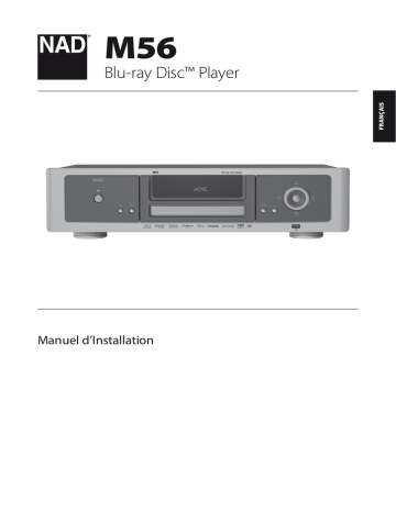 NAD M56 Blu-ray Disc Player Manuel utilisateur | Fixfr