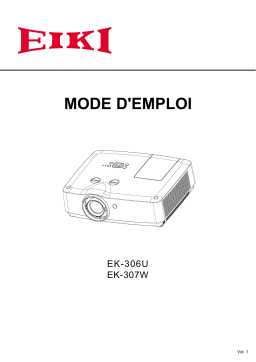 Eiki EK-306U Manuel utilisateur