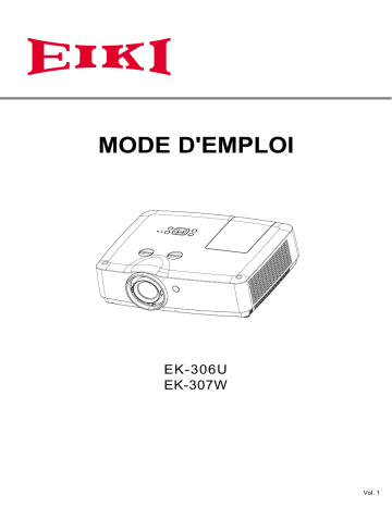 Eiki EK-306U Manuel utilisateur | Fixfr