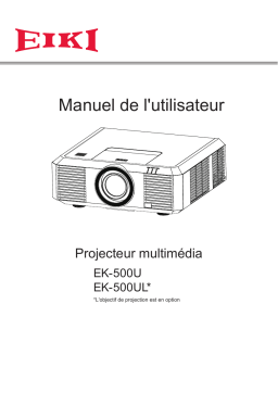 Eiki EK-500U Manuel utilisateur