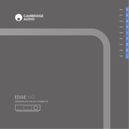 Cambridge Audio EDGE NQ Manuel utilisateur