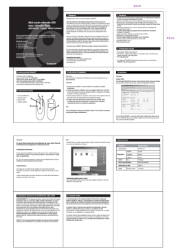 iogear GME224M32 Memory  Optic Mini Mouse ? Manuel utilisateur