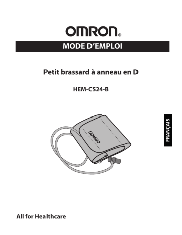 Omron HEM-CS24-B Small D-Ring Cuff 7″ to 9″ Manuel utilisateur | Fixfr