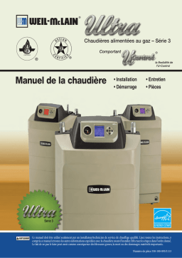 Weil-McLain Ultra Gas Boiler Manuel utilisateur