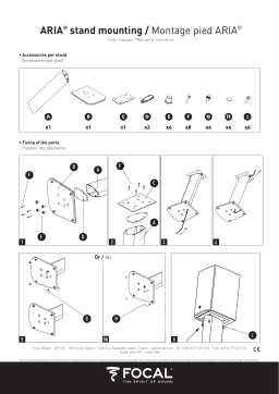 Focal Aria S 900 Manuel utilisateur