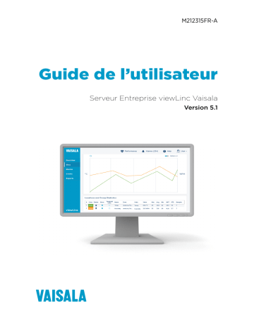 Vaisala viewLinc 5.1 Manuel utilisateur | Fixfr