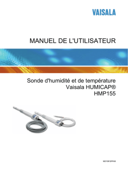 Vaisala HMP155 Manuel utilisateur