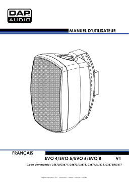 DAP Audio D3671 EVO 4 Manuel utilisateur