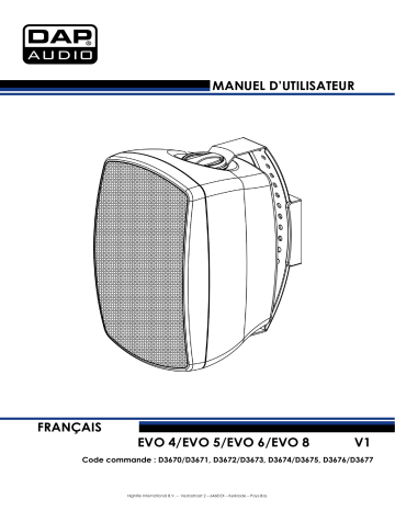 DAP Audio D3671 EVO 4 Manuel utilisateur | Fixfr