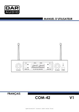 DAP Audio D1464 COM-42 Manuel utilisateur