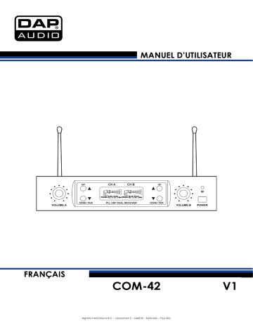 DAP Audio D1464 COM-42 Manuel utilisateur | Fixfr