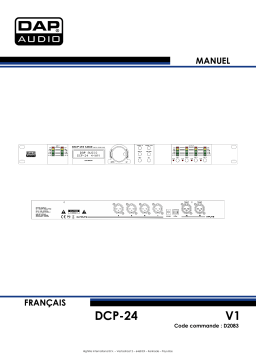 DAP Audio D2083 DCP-24 MKII Manuel utilisateur