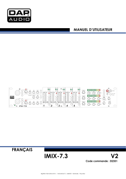 DAP Audio D2351 IMIX-7.3 Manuel utilisateur