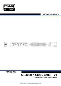 DAP Audio D4532 Qi-4600 Manuel utilisateur