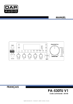 DAP Audio D6150 PA-530TU Manuel utilisateur