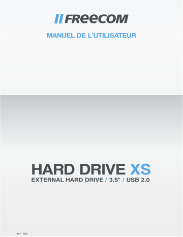 Freecom Hard Drive XS Manuel utilisateur | Fixfr