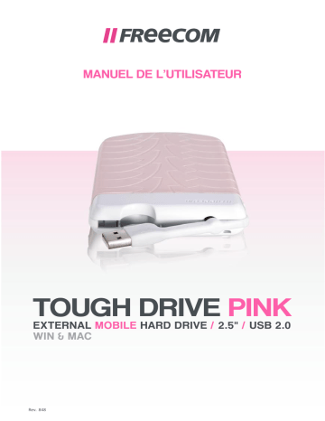 Freecom Tough Drive Pink Manuel utilisateur | Fixfr