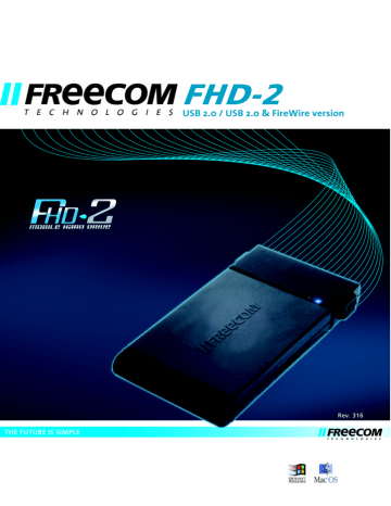Freecom FHD-2 Manuel utilisateur | Fixfr