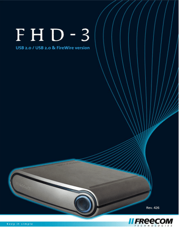 Freecom FHD-3 Manuel utilisateur | Fixfr