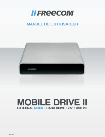 Freecom Mobile Drive II Manuel utilisateur | Fixfr