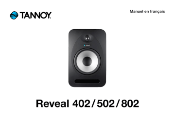 REVEAL 502 | REVEAL 402 | Tannoy REVEAL 802 Manuel utilisateur | Fixfr