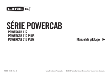 Line 6 Powercab 112 Manuel utilisateur | Fixfr