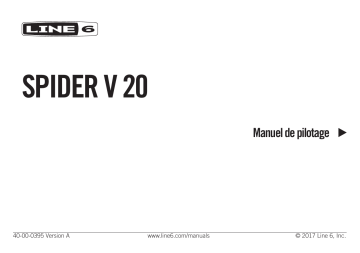 Spider V 20 Red | Line 6 Spider V 20 MkII Manuel utilisateur | Fixfr