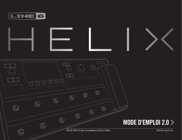 Line 6 Helix Manuel utilisateur | Fixfr