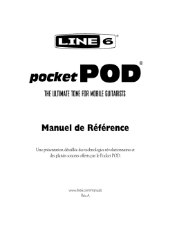 Line 6 Pocket POD Manuel utilisateur