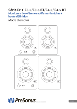 PRESONUS Eris E4.5 Manuel utilisateur