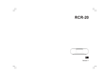 Sangean RCR-20 Manuel utilisateur | Fixfr